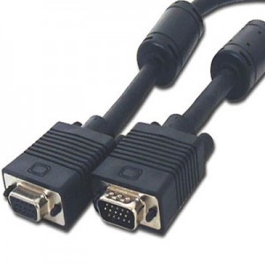 OP-W-VGA1702-25MF 25 feet VGA Cable  VGA MALE 15 PIN-VGA FEMALE 15 PIN