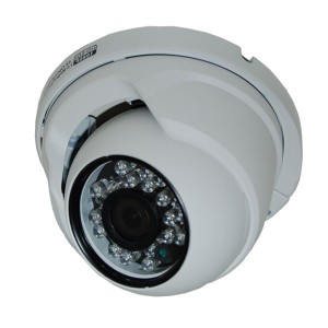 OP-VC-CA-HDDIR-168 HD-SDI, 2MP, Small IR Dome, 3.6mm, 23 IR LED @ 65ft, CMOS, ICR, OSD, 12vDC, White