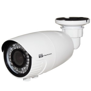 OP-VC-CA-HDTIR-420 HD-SDI 2MP, IR Bullet, 1/3" CMOS, 2.8-12mm, 42 IR LED @ 130ft, ICR, 3D-DNR, OSD, IP66, 12vDC