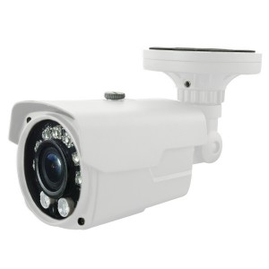 OP-VC-CA-HDTIR-432 HD-SDI 2MP IR Bullet, 2.8-12mm, 7LED+2HighLight LED @ 165ft, ICR, 12vDC, White