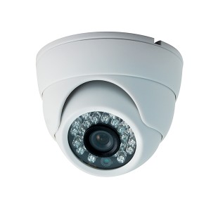 OP-VC-CA-11D-168 Analog-960H/HD (TVI/AHD) 720P/1MP Indoor Dome Camera Day/Night 3.6mm 24 IR-LED @ 80ft ICR OSD White