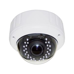 VC-CA-HTDR8600W HD-TVI 2MP/1080p Sony322 CMOS, VD Dome, VF 2.8-12mm, 30 x IR LED @ 82ft, IP66, AGC, AES, OSD, 12vDC, White