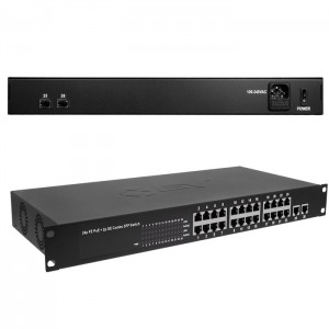 OP-SW2402 | 24 PORT + 2 GIGABIT UPLINK POE SWITCH