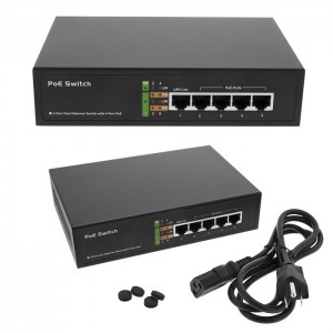 POE-SW501 | 4 PORT + 1 UPLINK POE SWITCH