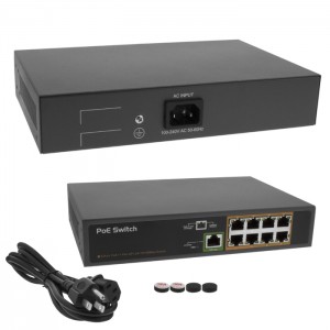 POE-SW801 | 8 PORT + 1 UPLINK POE SWITCH